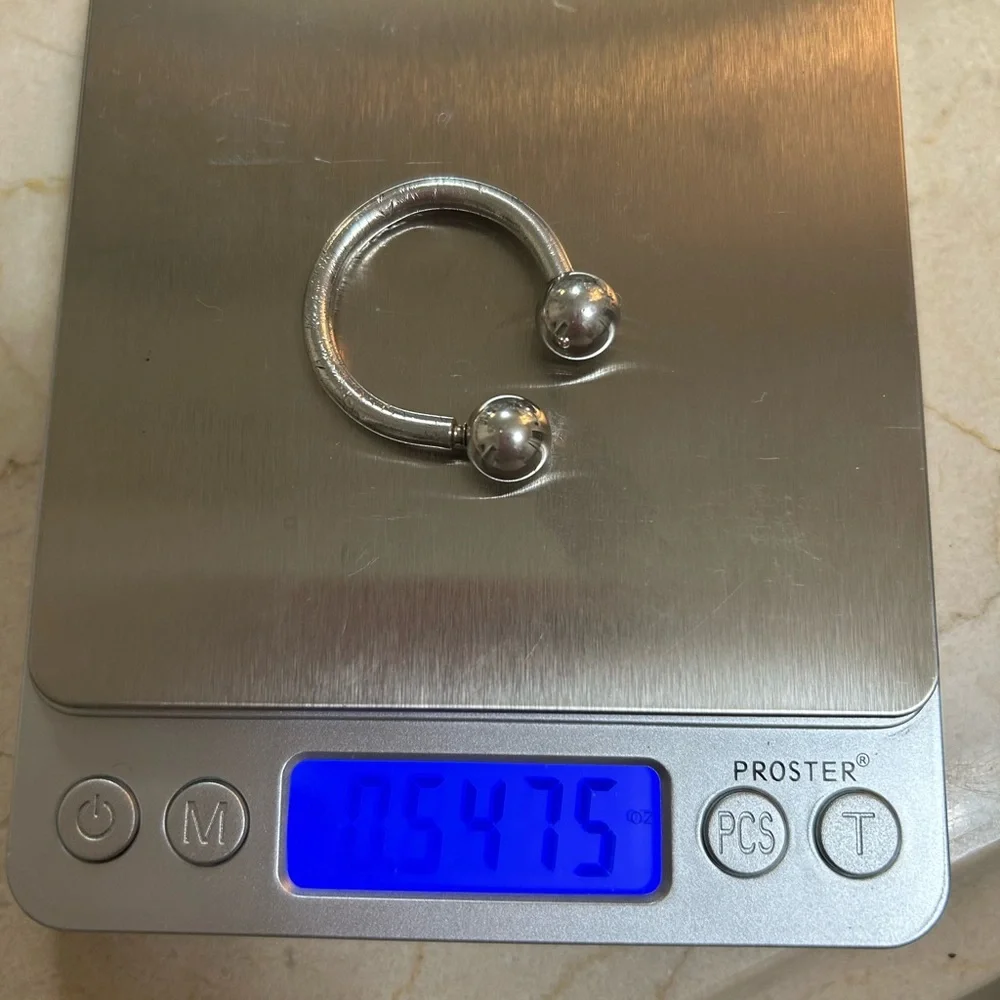 Silver Horseshoe Tiffany keychain - Picture 3 of 4